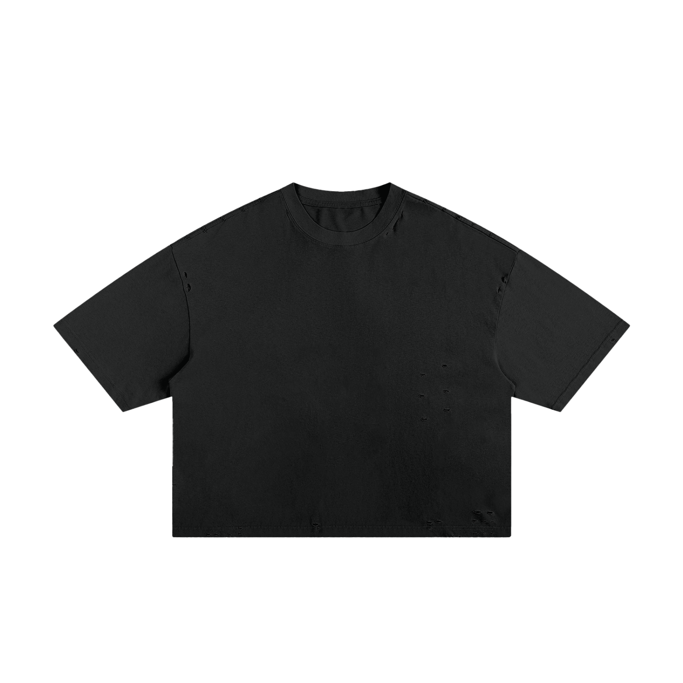 Classic Frayed Boxy Tee - 250 GSM