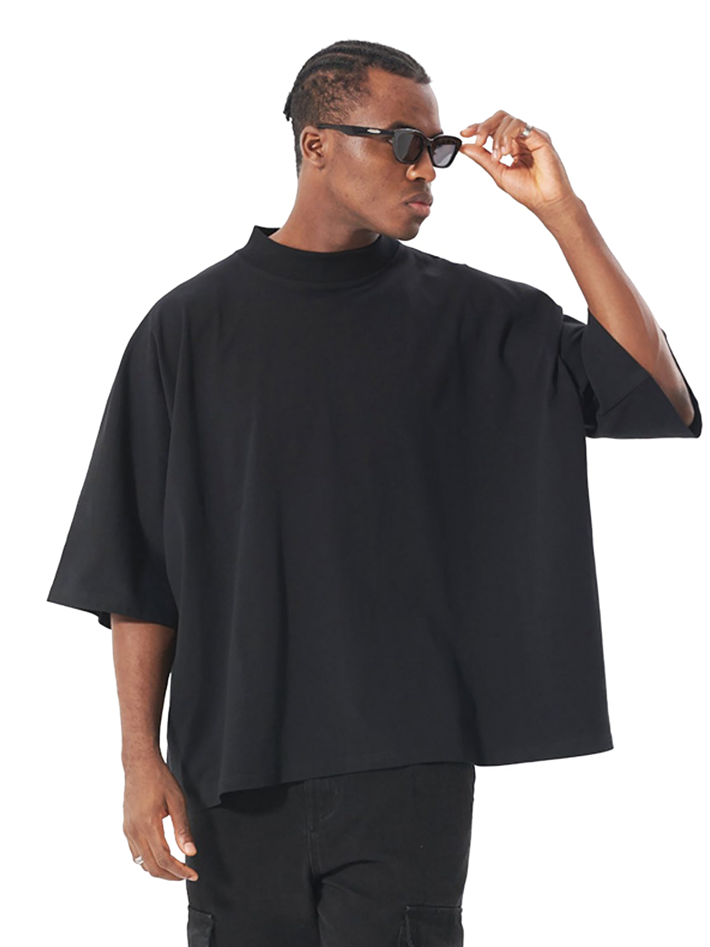 Oversize One-piece Pattern Cut Boxy Tee - 300 GSM