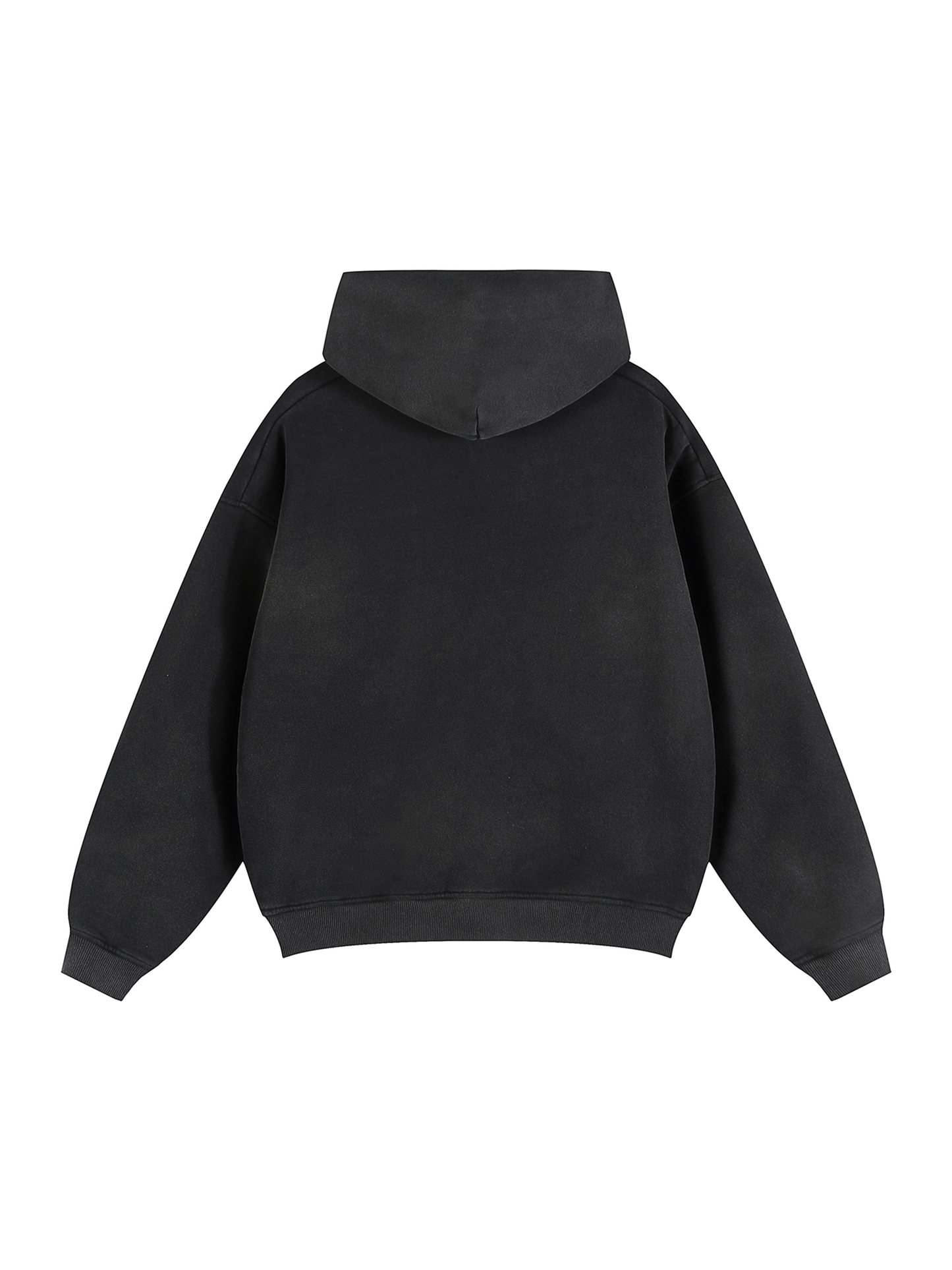 Sunfade Two-way Zipper Boxy Hoodie